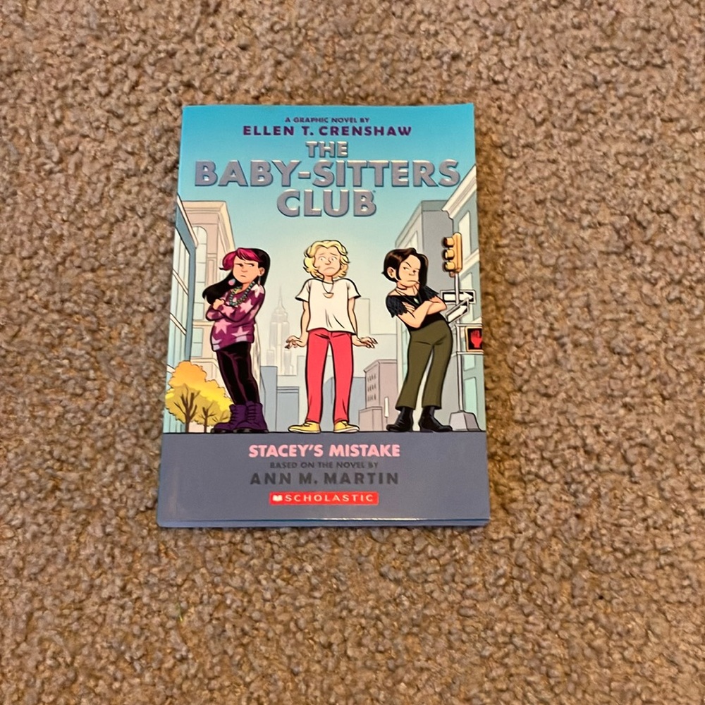 Scholastic The Baby-Sitters Club Graphic Novel - Blue and Purple Cover